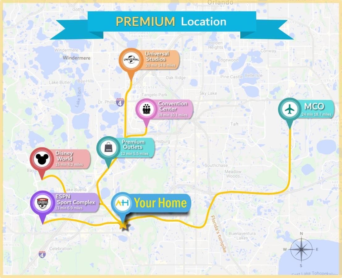 Fabulous 2BR condo at Storey Lake Resort Kissimmee Esterno foto